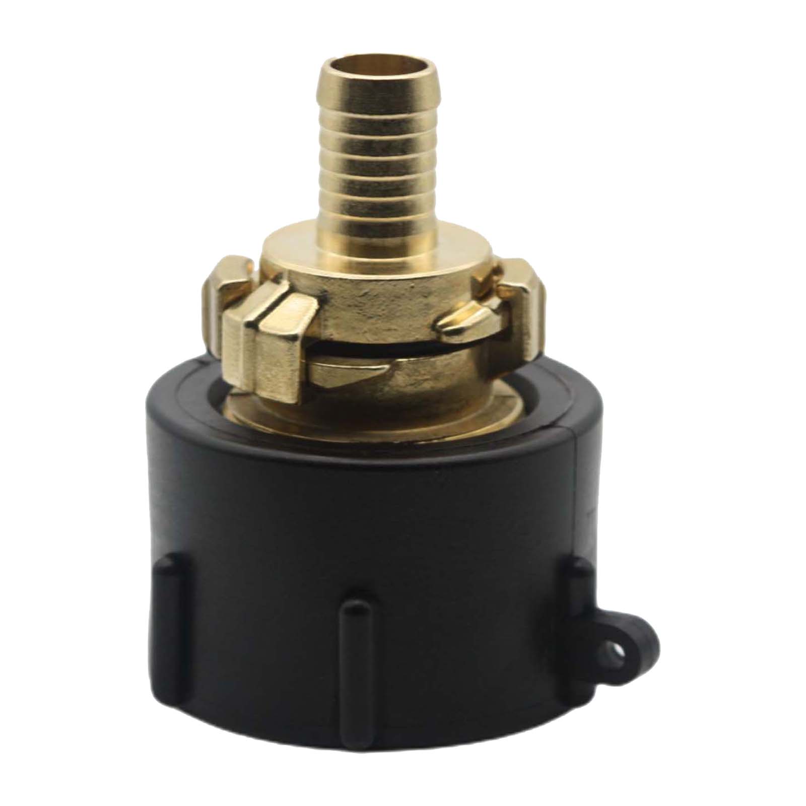 S60 x 6 IBC Adapter auf Schnellanschluss + Kupplung 3/4" 19 mm Container Tank Zubehör (GEKA kompatibel) 