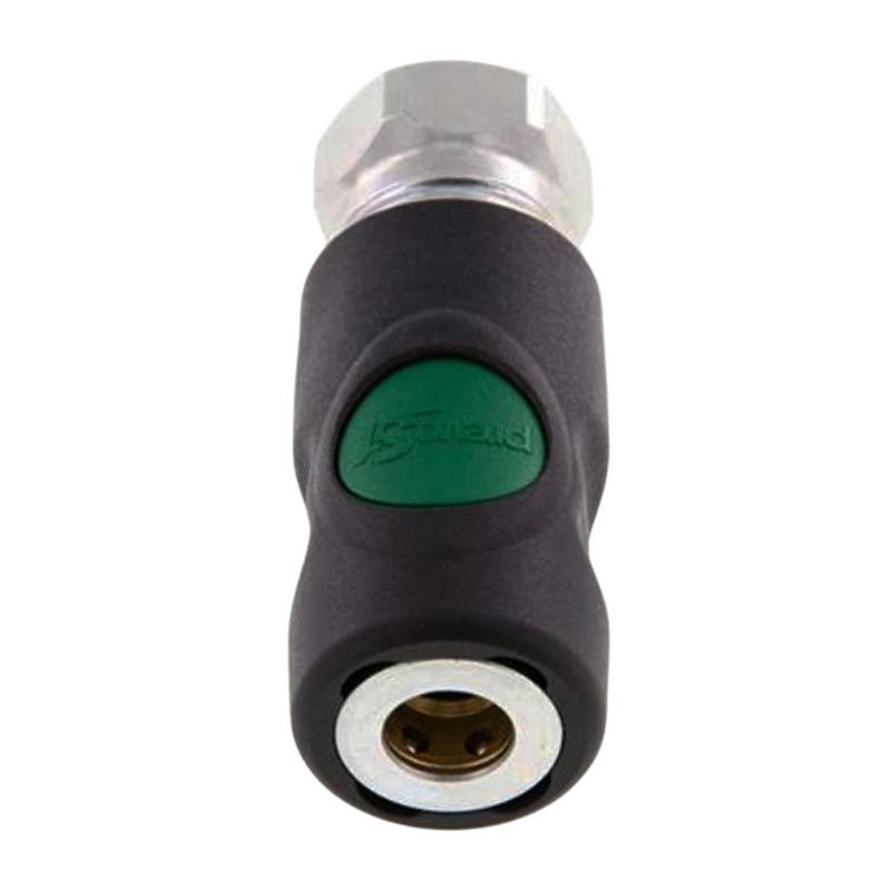 Druckluft Sicherheits Kupplung drehbar Kunststoff NW 7.2 Innengewinde IG 1/2" - PN 12 bar