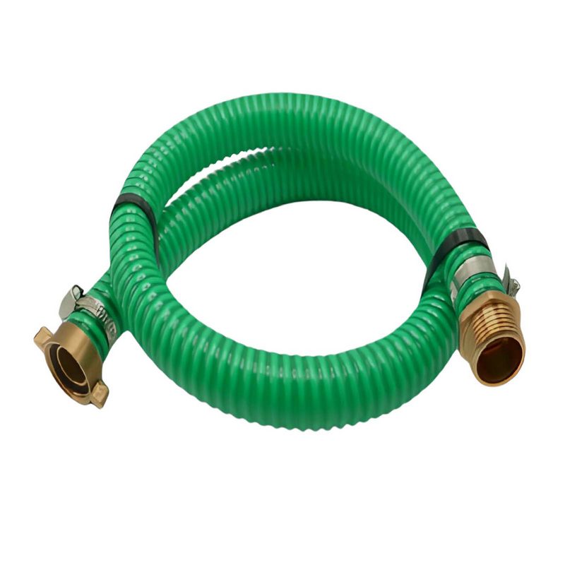 32 mm 1 1/4" Zoll Saug Schlauch Pumpen Garnitur Verlängerung  grün - 2 m