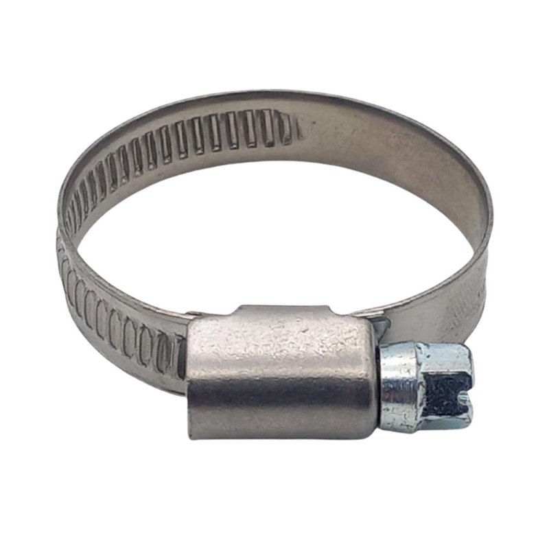 25 - 40 mm Schlauchschelle W2 Edelstahl AISI 430 Rohr Gewinde Schelle - Band: 9 mm