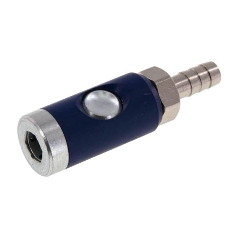 13 mm Druckluft Sicherheits Kupplung Stahl verzinkt NW 7.2 Schlauch Tülle - PN 12 bar