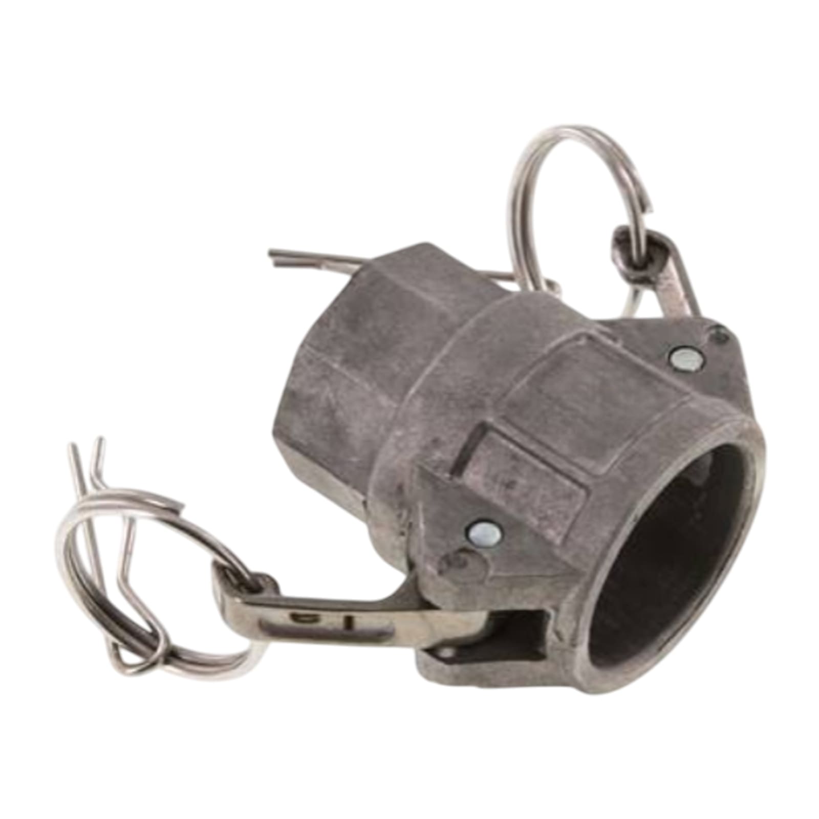 Kamlock Typ D - Mutterteil Aluminium ALU mit Innengewinde (IG) für Stecker 175,9 mm - 6" Zoll DN150 - PN 5 bar
