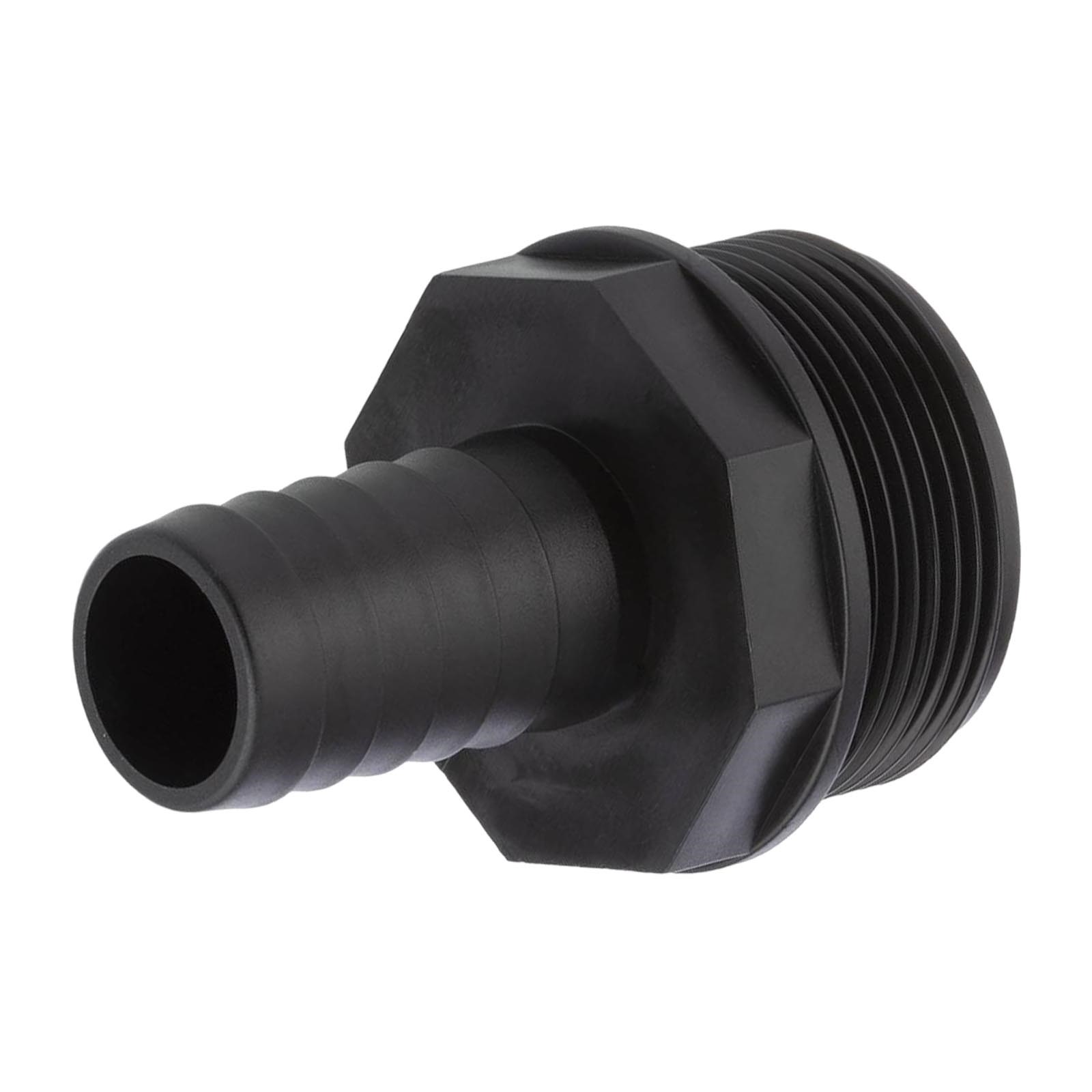 25 mm x 1 1/2 " PP Gewinde Fitting Schlauch Tülle Stutzen Außengewinde AG - PN 6 bar
