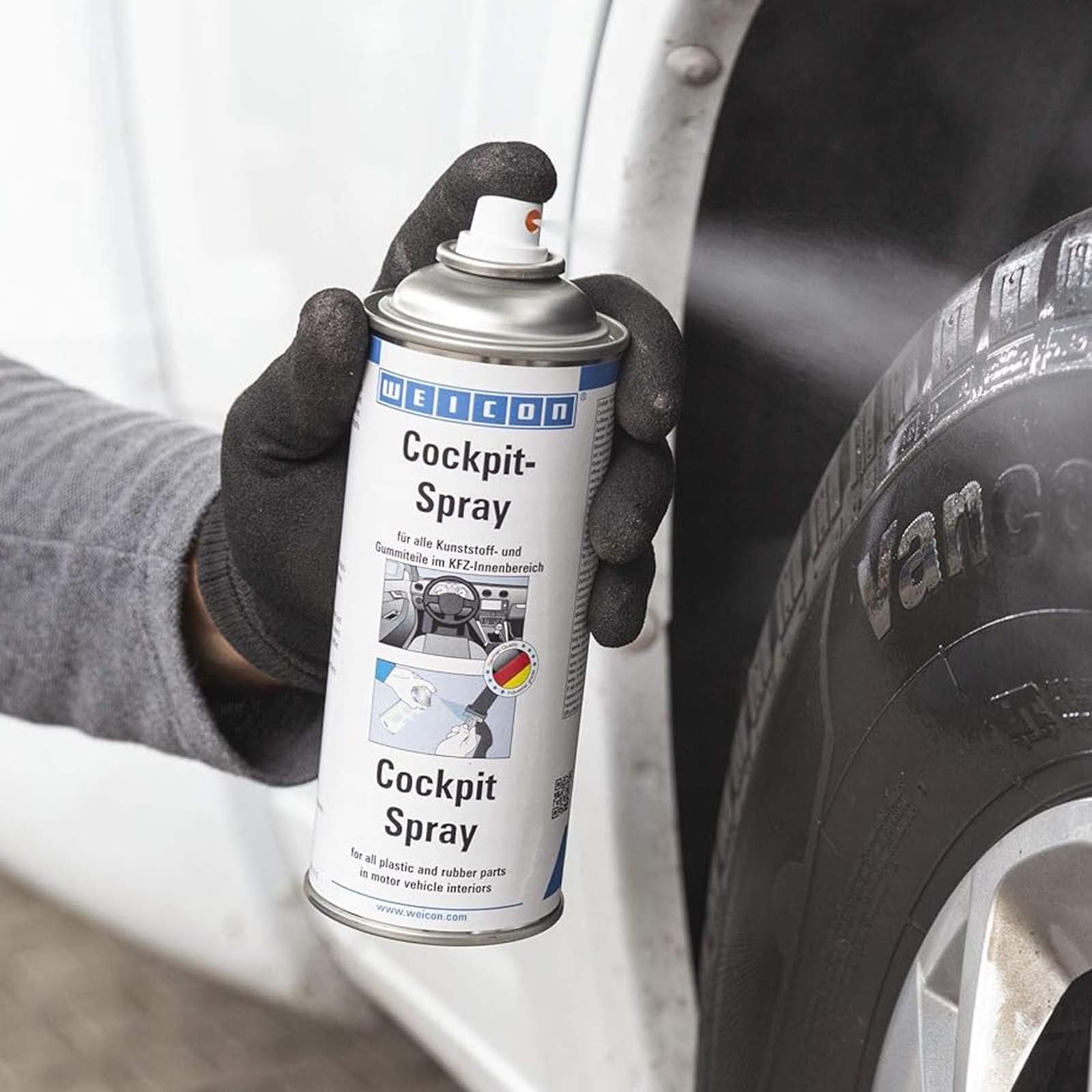 Cockpit Kunststoff Armaturenbrett Auto Innenraum Reiniger Spray - 400 ml Dose