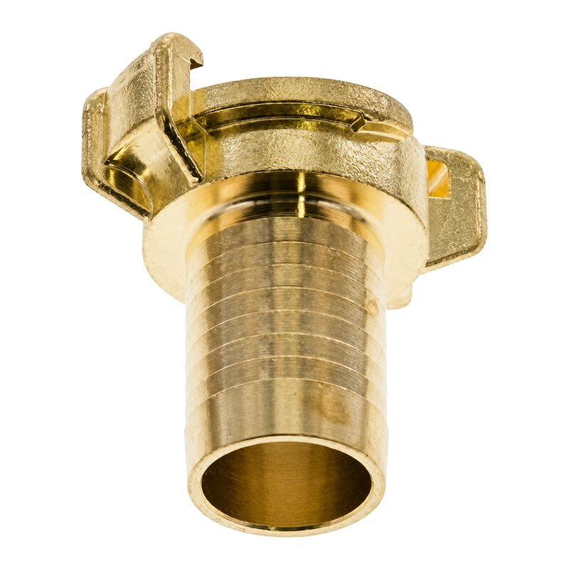 3/4" - 19 mm GEKA plus Schnell Kupplung Schlauch Tülle Stutzen Messing KTW-A DVGW - PN 40 bar