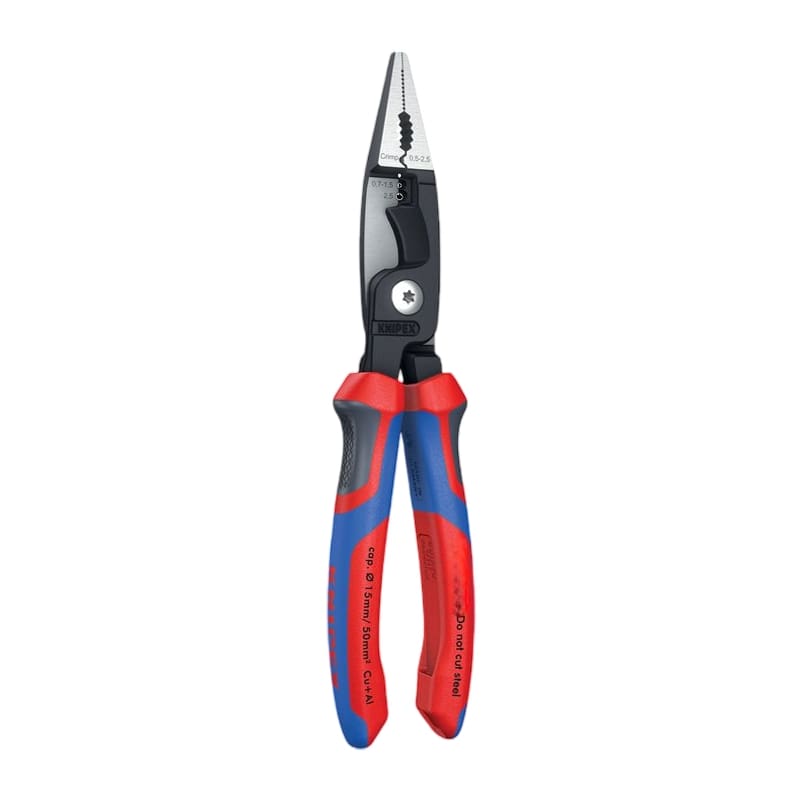 200 mm Multi Installations Zange poliert 3K Griffe Knipex