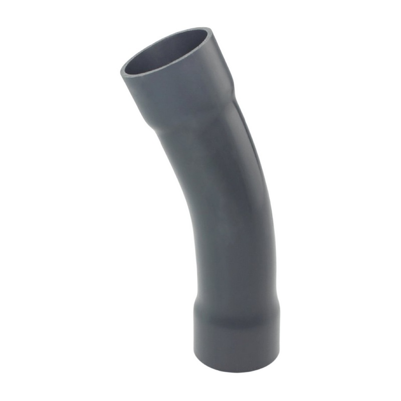 160 mm PVC Klebe Fitting Bogen Winkel 22° (Rohr) Muffe Verbinder - PN 10 bar