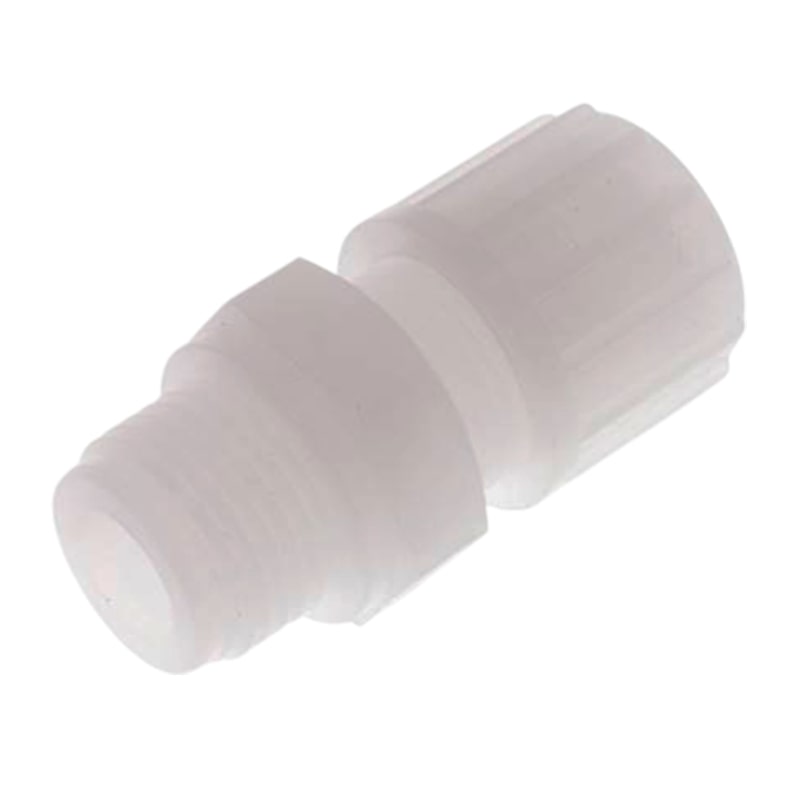 6 x 4 mm x 3/8" Kupplung Aussengewinde PVDF Verschraubung PA PP Schlauch FDA - PN 10 bar