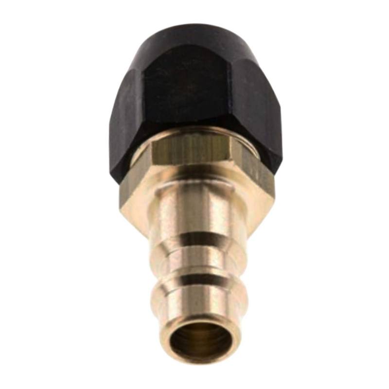 10 mm Druckluft Stecker Nippel Einsteck Überwurf Mutter ÜWM TX Schlauch Tülle Messing NW 7,2 LW - PN 16 bar