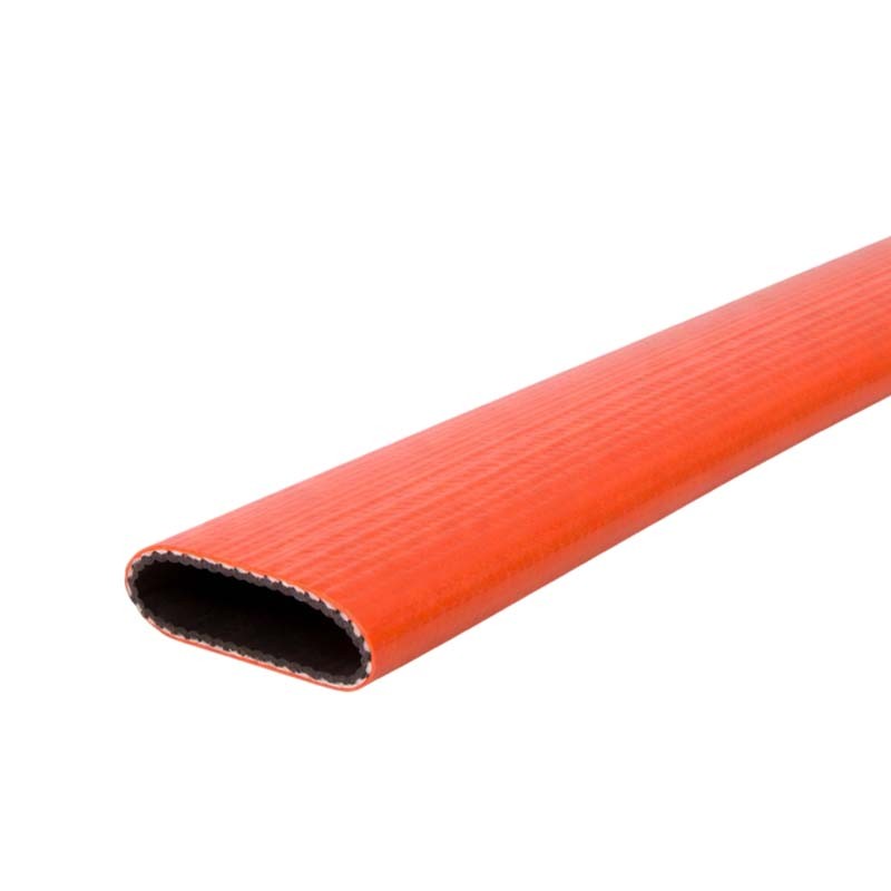 63 mm PVC Flach Schlauch schwer high duty Wasser Abwasser rot PN 15 bar - 50m