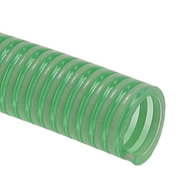 110 mm Saug Ansaug Spiral Förder Pumpen Schlauch grün-weiß transparent PN 2 bar