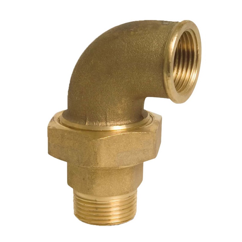 1/2" Winkelverschraubung 90° Nr. 96 Innen x Außengewinde IG x AG Messing Fittings PN 40 bar
