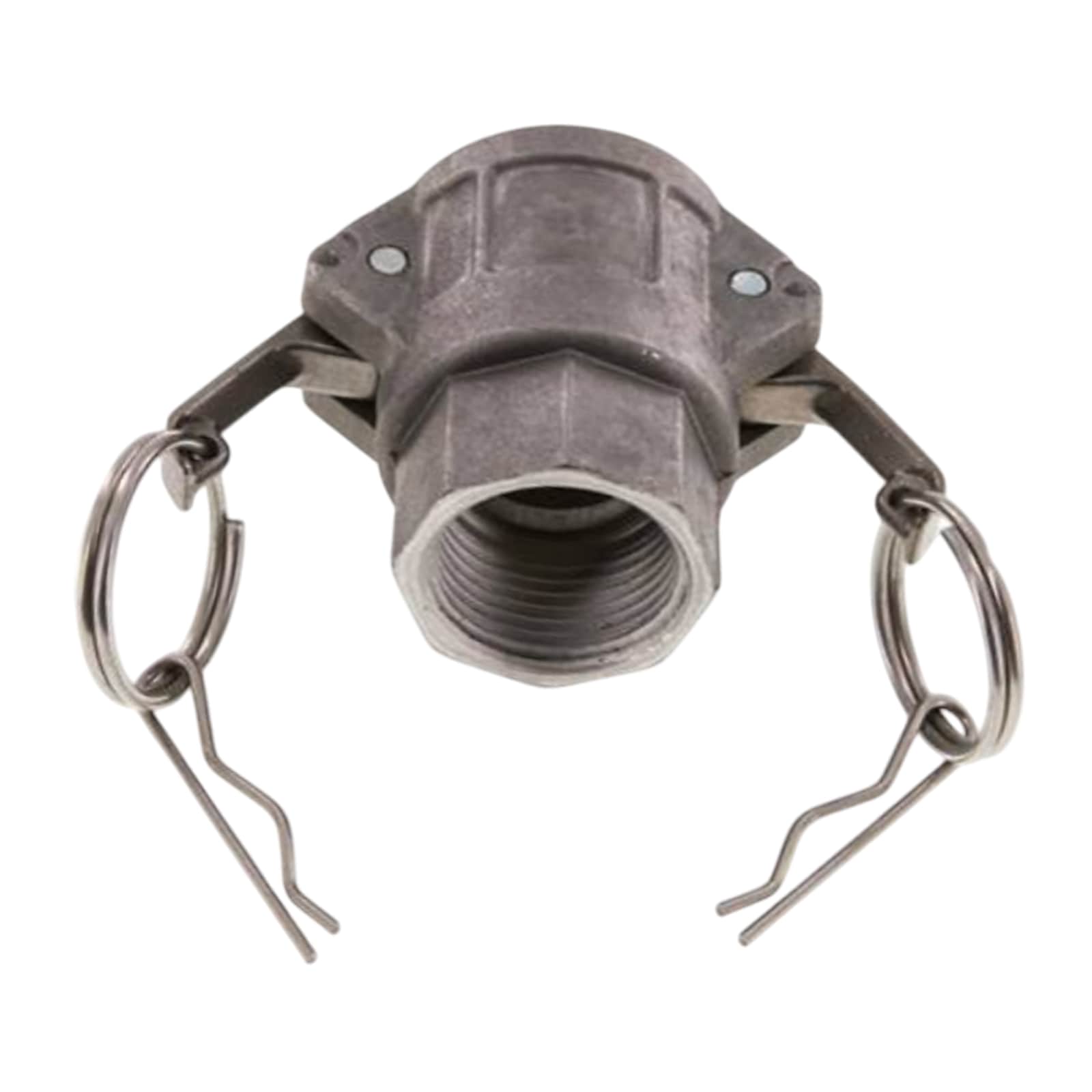 Kamlock Typ D - Mutterteil Aluminium ALU mit Innengewinde (IG) für Stecker 175,9 mm - 6" Zoll DN150 - PN 5 bar