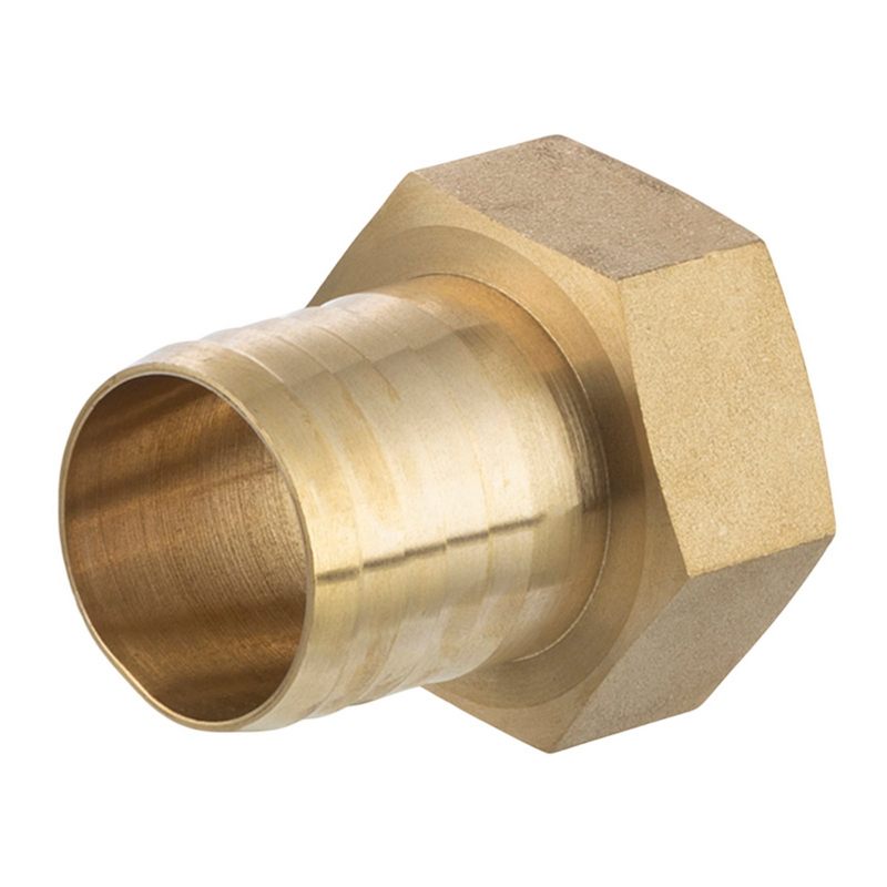 1" x 25 mm Schlauch Tülle Stutzen Innengewinde IG Nippel Messing Fitting - PN 16 bar