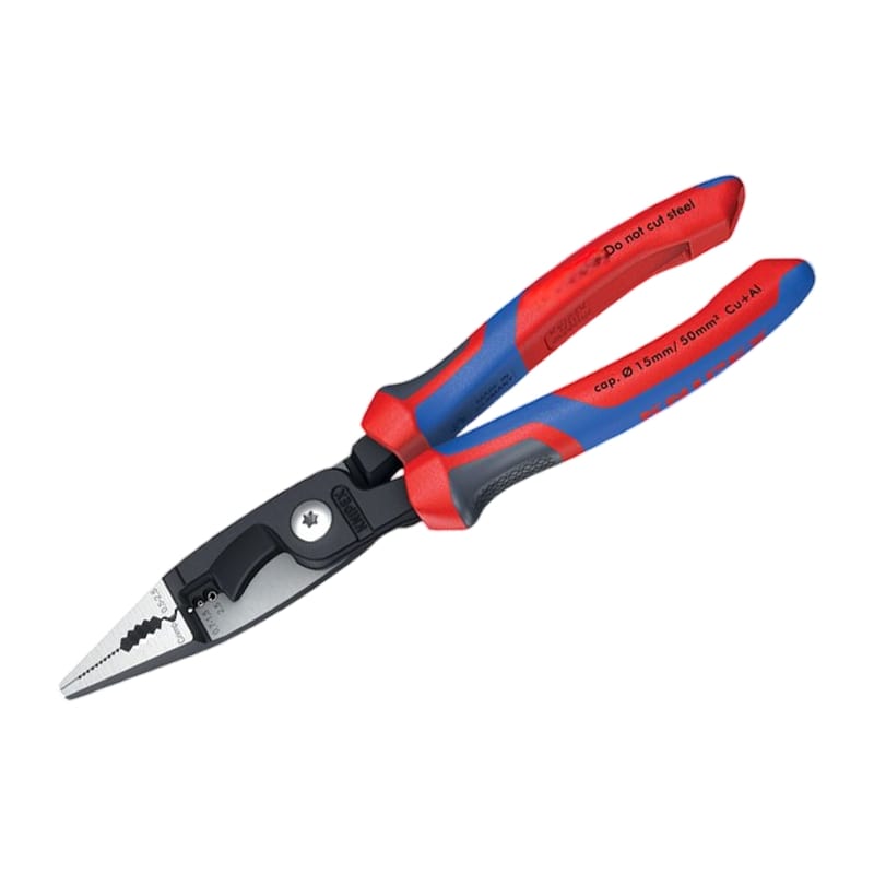 200 mm Multi Installations Zange poliert 3K Griffe Knipex