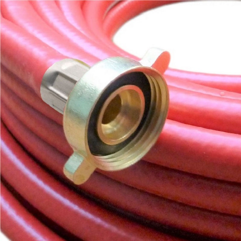 7,5 m Heizungs Füll Wasser Heizkörper Radiator Sanitär Schlauch rot 3/4" Anschluss - PN 8 bar