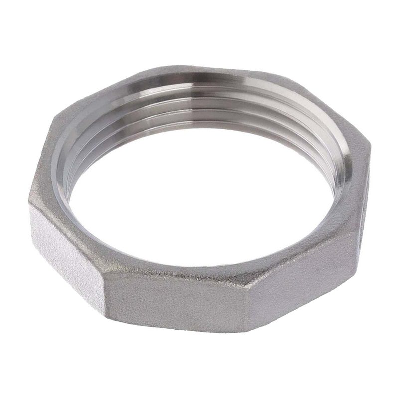 3/8" Edelstahl Fitting V4A AISI 316 Nr. 312 - Sechskant Mutter Innengewinde IG - PN 16 bar
