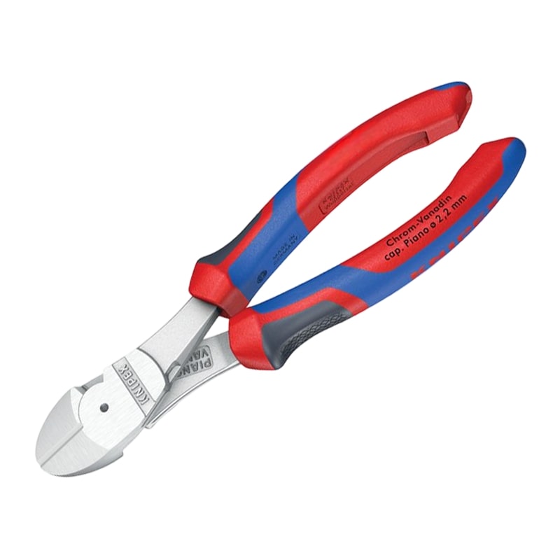 200 mm Kraft Seiten Schneider Zange verchromt 3K Griffe Knipex