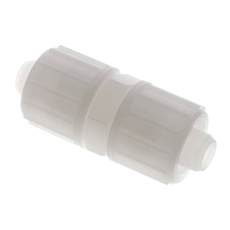 15 x 9 mm Kupplung TX Fitting Gewebe Schlauch Verbinder FDA PVDF weiß - PN 10 bar