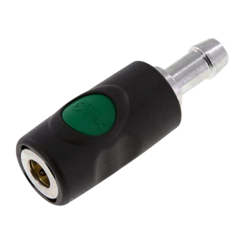 8 mm Druckluft Sicherheits Kupplung Kunststoff NW 7.2 Schlauch Tülle - PN 12 bar