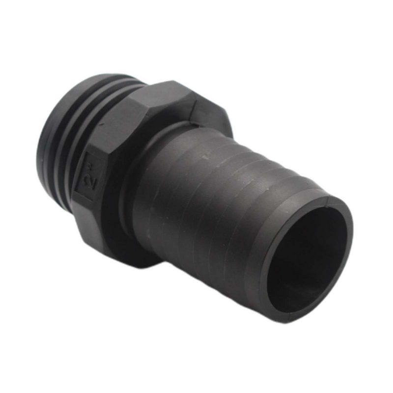 S60 x 6 IBC Adapter (AG) auf Tülle Stutzen drehbar 2" (50 mm) Container Fass Tank Zubehör PN 10 bar