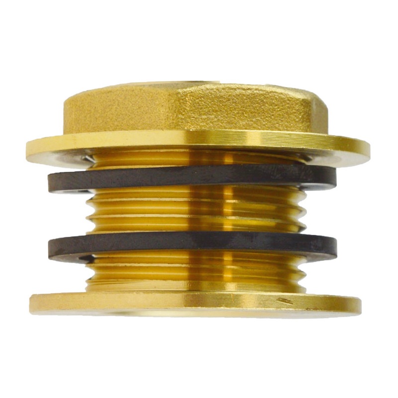 1 1/4" Tank Regen Tonnen Durchführung Connector Messing Einlass x Außengewinde  - PN 16 bar