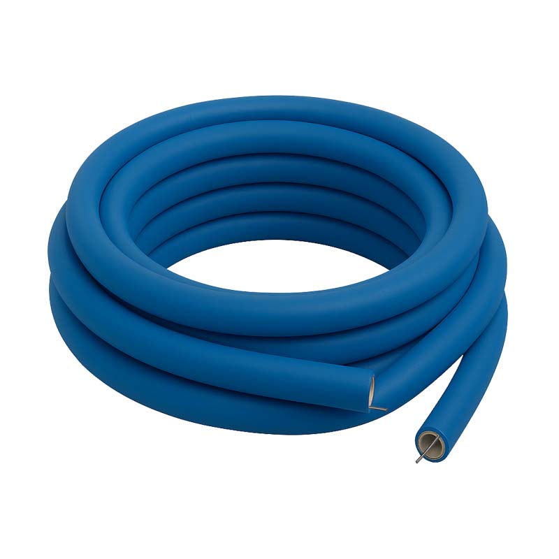 102 mm 4" Molkerei Milch Lebensmittel Schlauch Stahlspirale BfR FDA NBR NVC blau weiß - PN 10 bar - 20 m Rolle