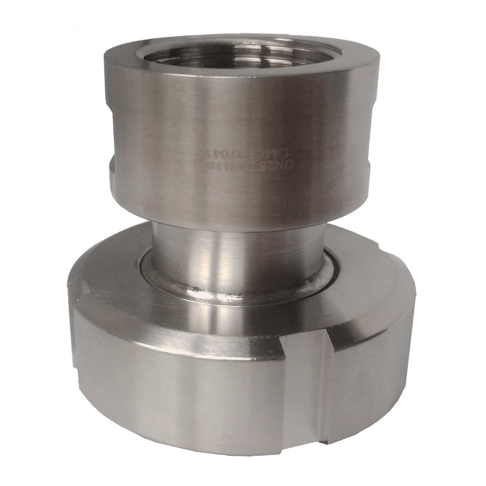 DN 50 Milchrohr Verschraubung DIN 11851 Mutterteil Kegel Stutzen Innengewinde AG 2" - PN 25 bar