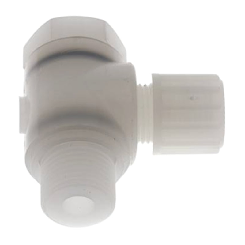 12 x 10 mm x 1/2" Winkel 90° Kupplung Aussengewinde PVDF Verschraubung PA PP Schlauch FDA drehbar - PN 10 bar
