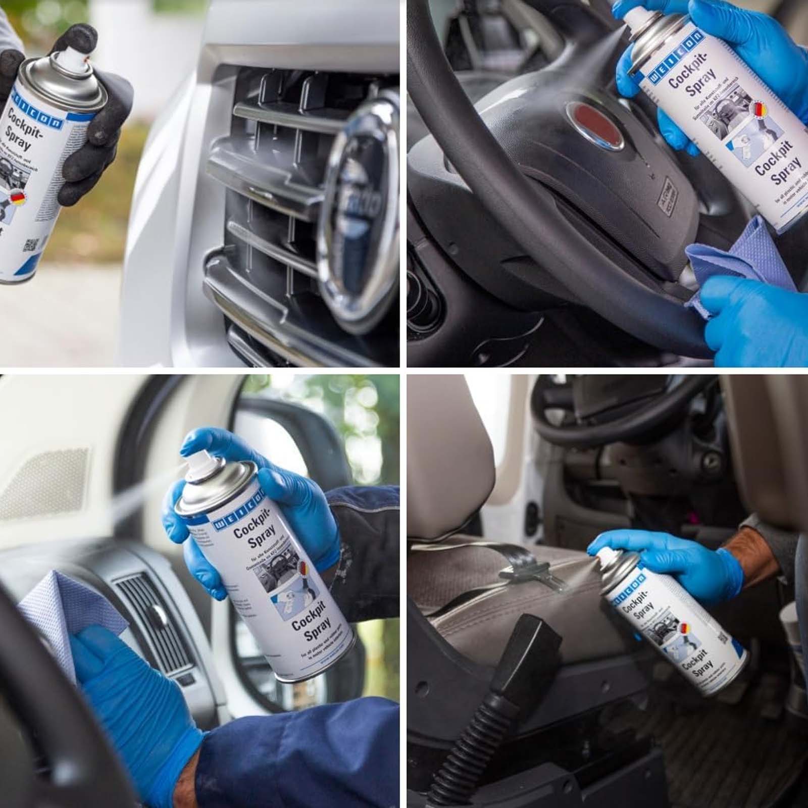 Cockpit Kunststoff Armaturenbrett Auto Innenraum Reiniger Spray - 400 ml Dose