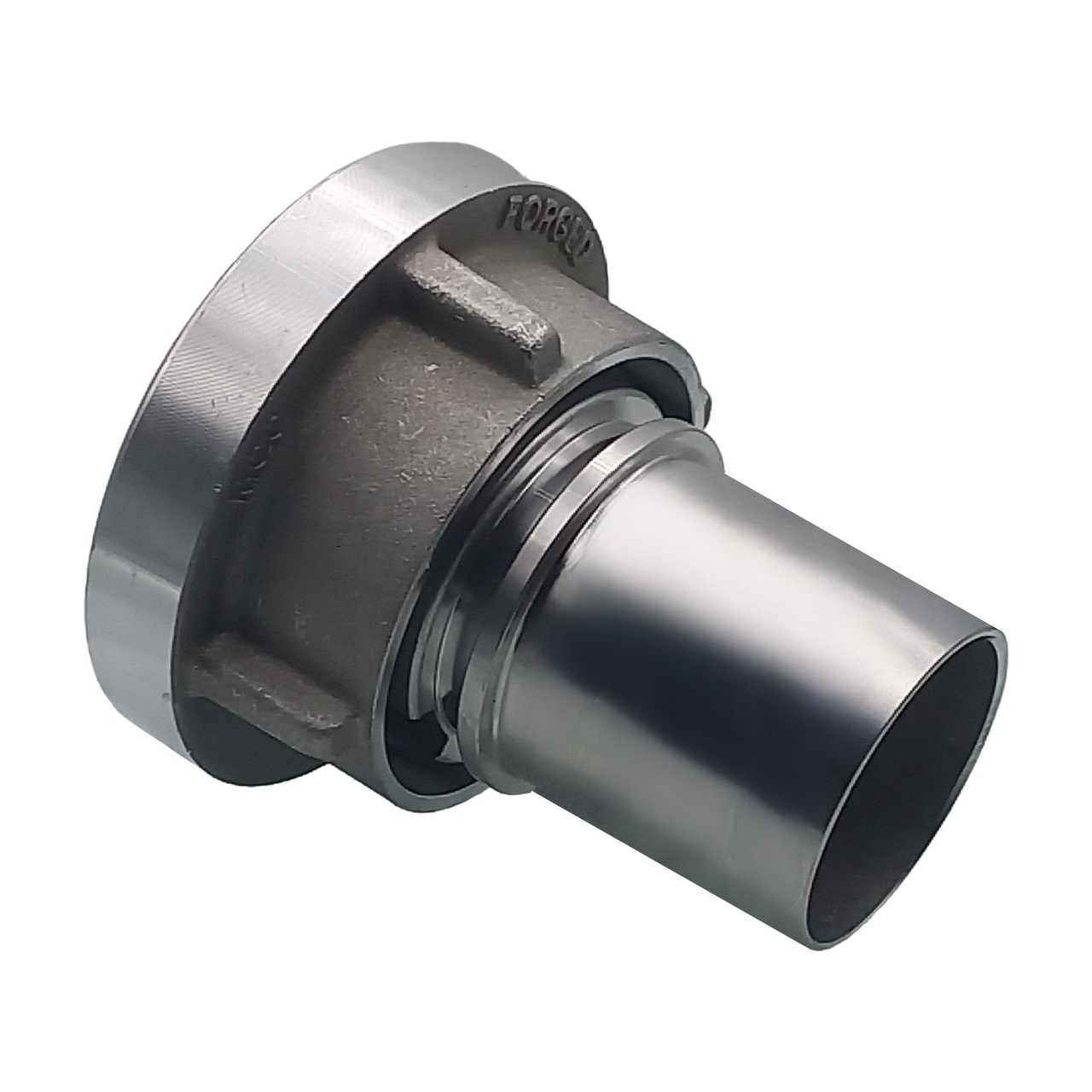 STORZ C DN110 KA133 Saug Kupplung -> glatter Stutzen Tülle Sicherungsbund DN100 Klemmschale Einband - PN 16 bar