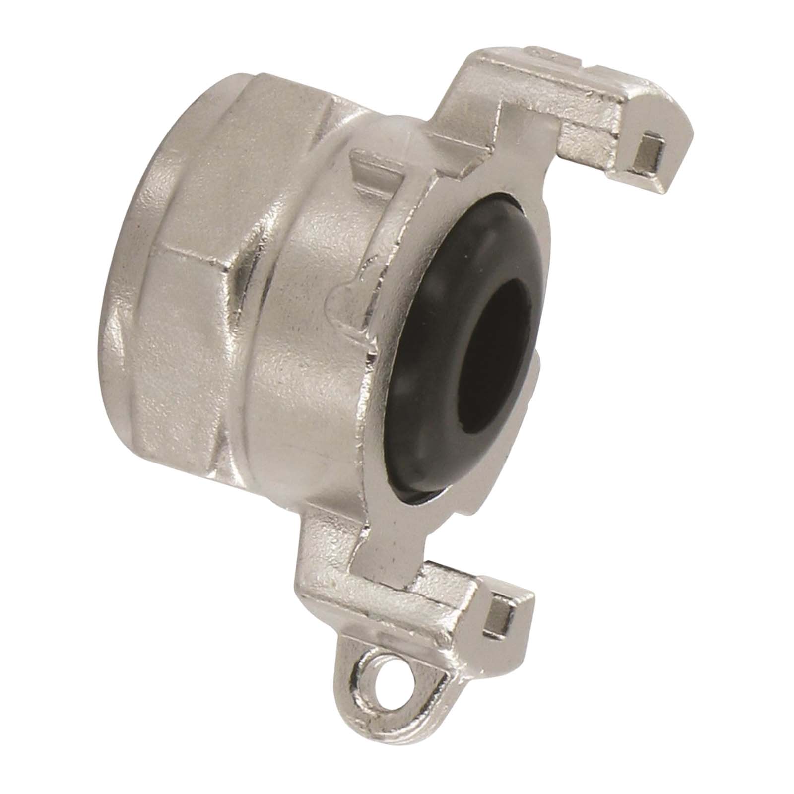 1" Pressluft Klauen Kupplung Express Edelstahl AISI 316 Abstand 41 mm BSPP Innengewinde IG - PN 10 bar