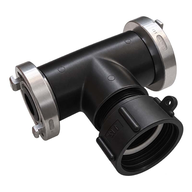 S60 x 6 IBC Adapter T-Stück auf 2-fach STORZ DN38 KA51 Übergangsstück Pumpenanschluß Container Tank Zubehör