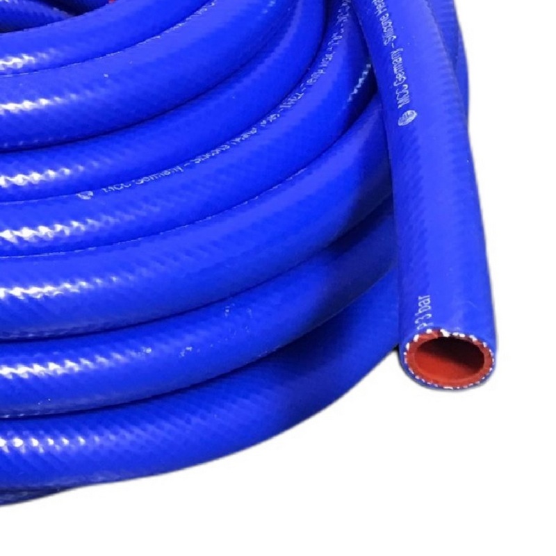 10 x 18 mm Kühlerschlauch Silikon LLK Ladeluft Kühlmittel Schlauch blau/rot PN 5 bar - 25 m