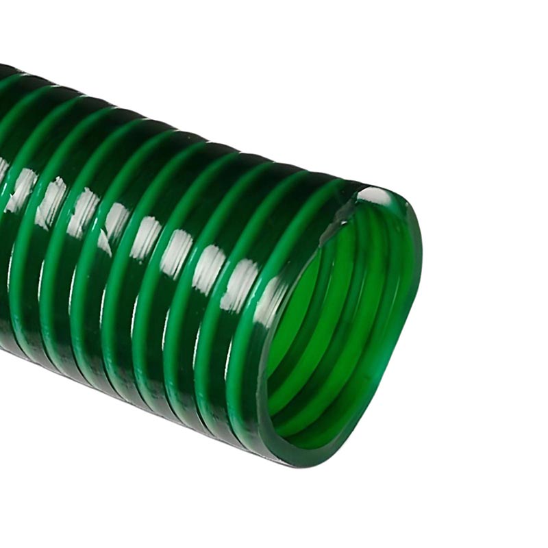 25 mm 1" Zoll Schlepp Gülle Saug Ansaug Spiral Förder Pumpen PVC Schlauch grün PN 7 bar