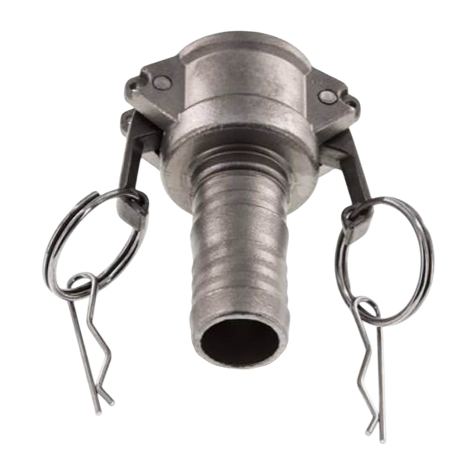 Kamlock Typ E - Vaterteil Edelstahl V4A (AISI 316) - 175,8 mm Stecker  -> Tülle 152 mm 6" Zoll DN150 - PN 5 bar