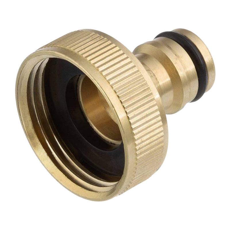 3/4" Hahnanschluss Click-System Quick Connect Innengewinde Messing (Gardena kompatibel)
