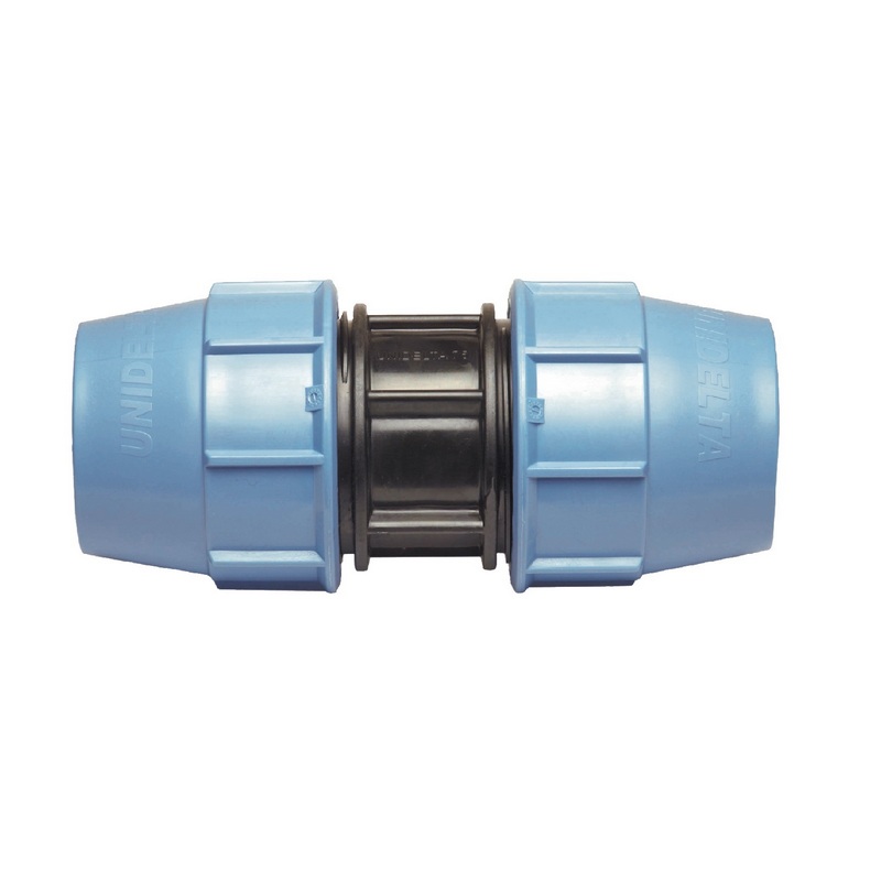 110 mm PE PP Fitting Klemm Verbinder Verschraubung Muffe Rohr Kupplung DVGW - Unidelta