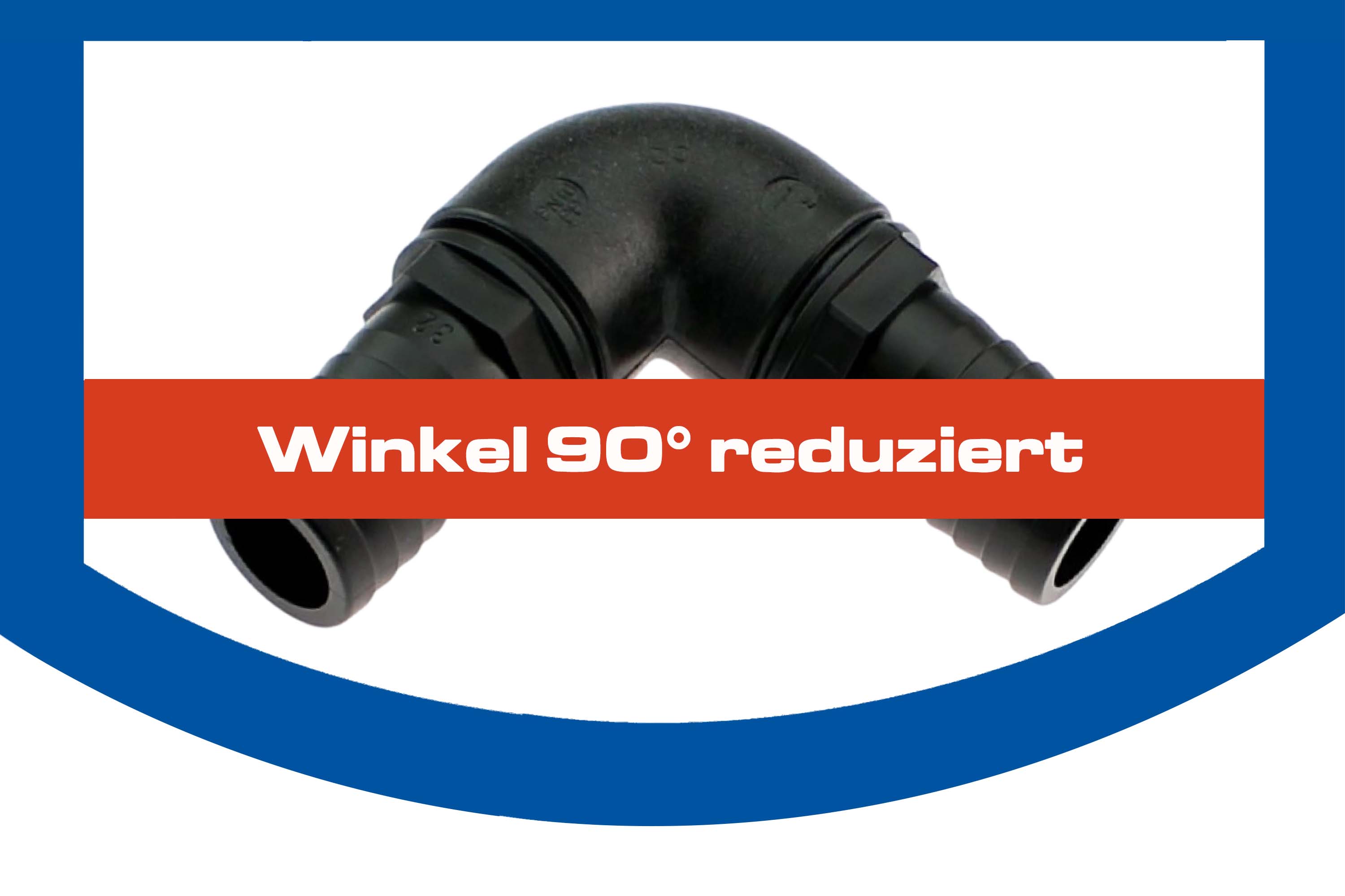 Winkel 90° reduziert