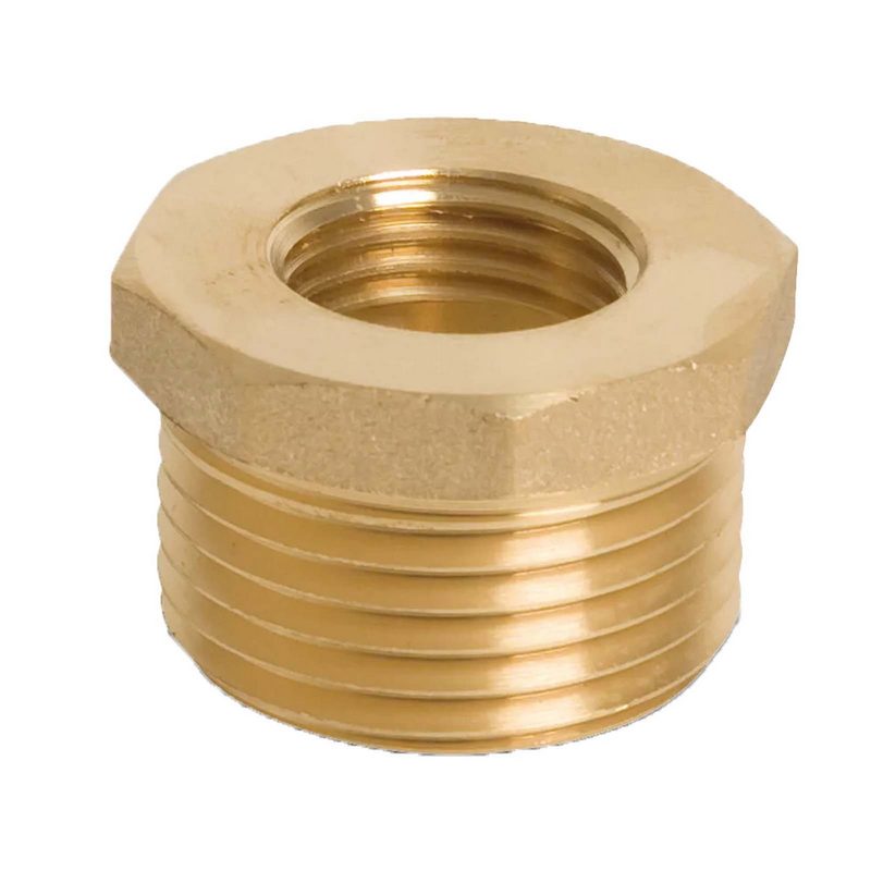 4" x 2" Reduzier Stück Nr. 241 Außen x Innengewinde AG x IG Messing Fittings PN 10 bar