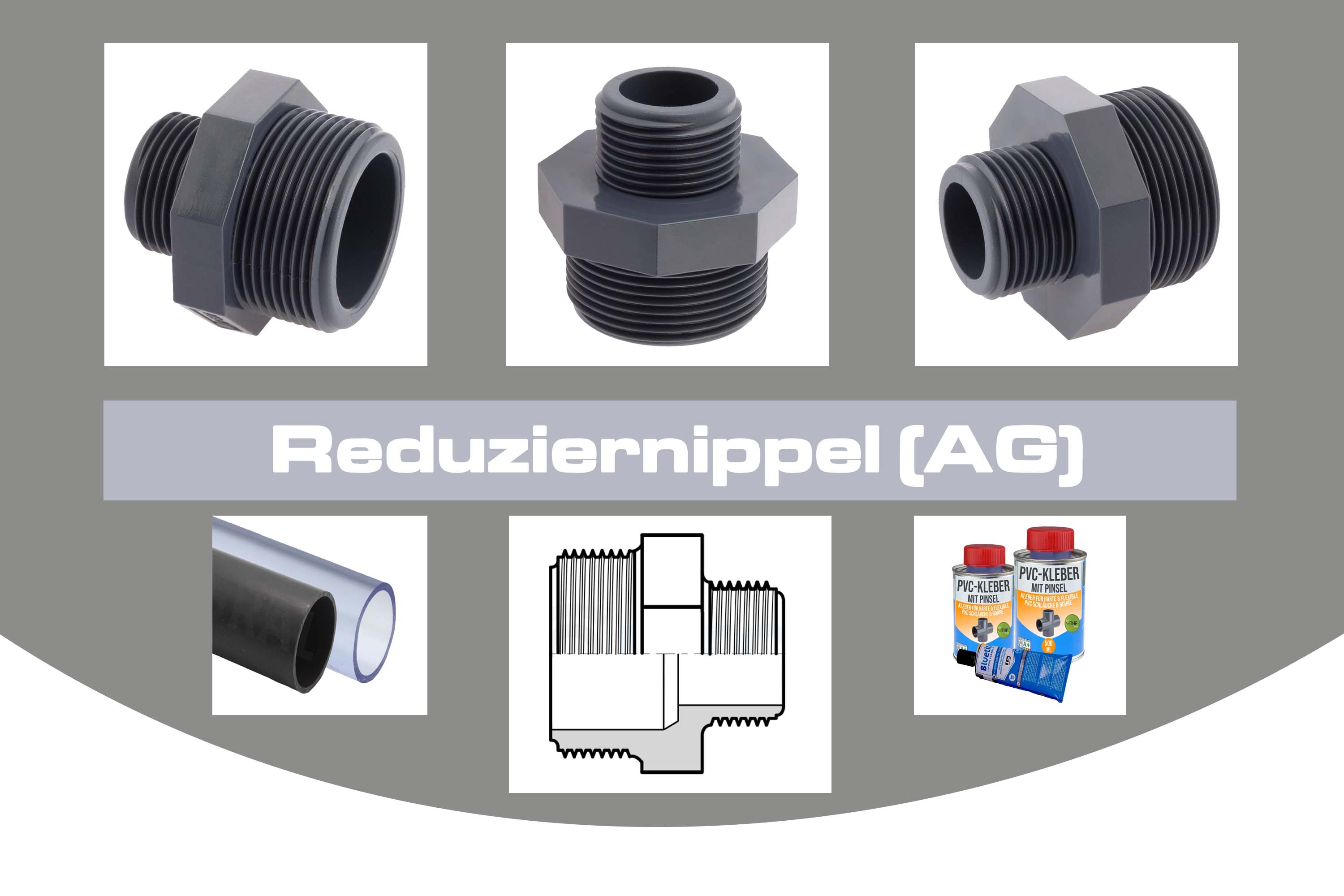 Reduziernippel (AG)