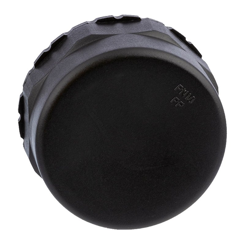 2" PP Gewinde Fitting Kappe schwarz Innengewinde IG Polypropylen - PN 10 bar