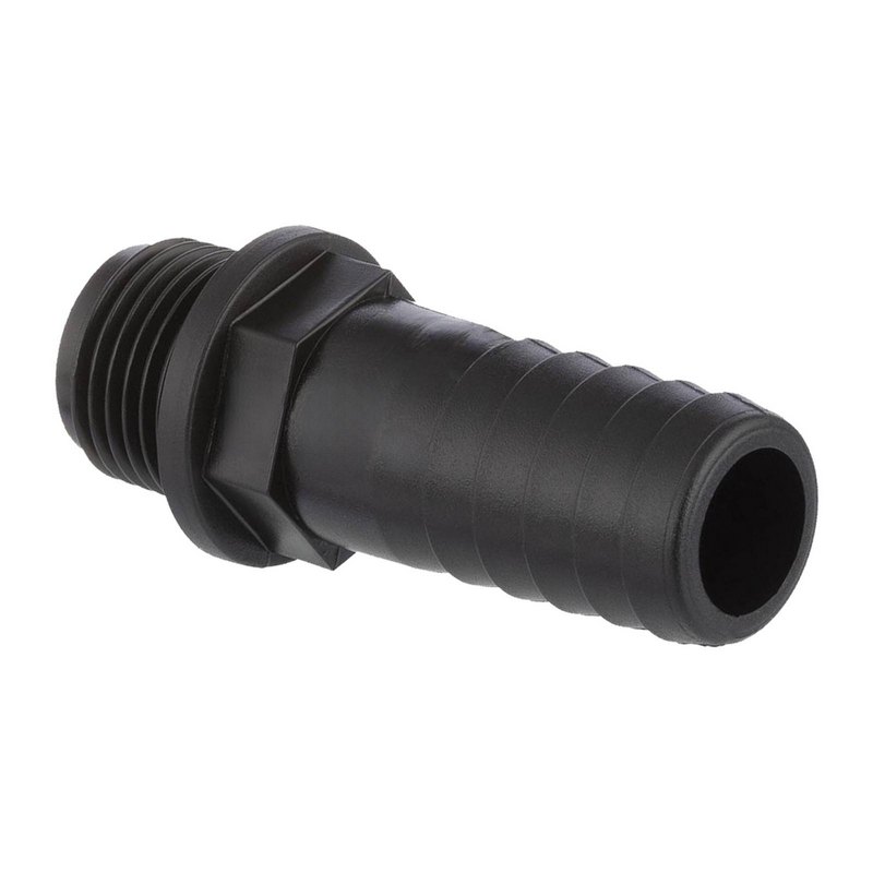 20 mm x 1/2 " PP Gewinde Fitting Schlauch Tülle Stutzen Außengewinde AG - PN 6 bar
