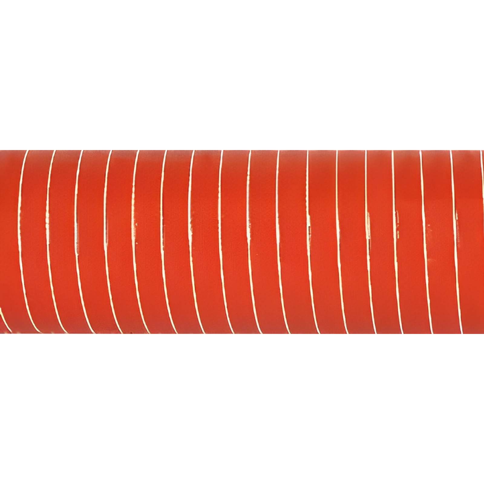 305 mm Silikon Heißluftschlauch rot - einlagig - Wandstärke 0,27 mm - PN 0.1 bar