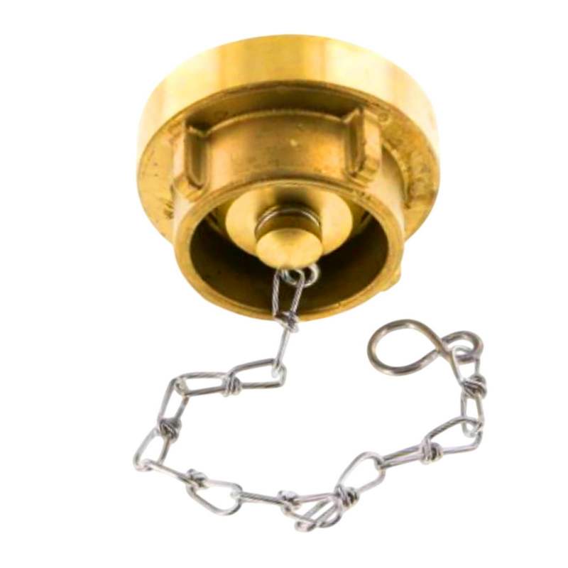 STORZ D DN 25 KA 31 Messing Blindkupplung mit Kette Saug Bau Feuerwehr Schlauch KTW NBR - PN 16 bar