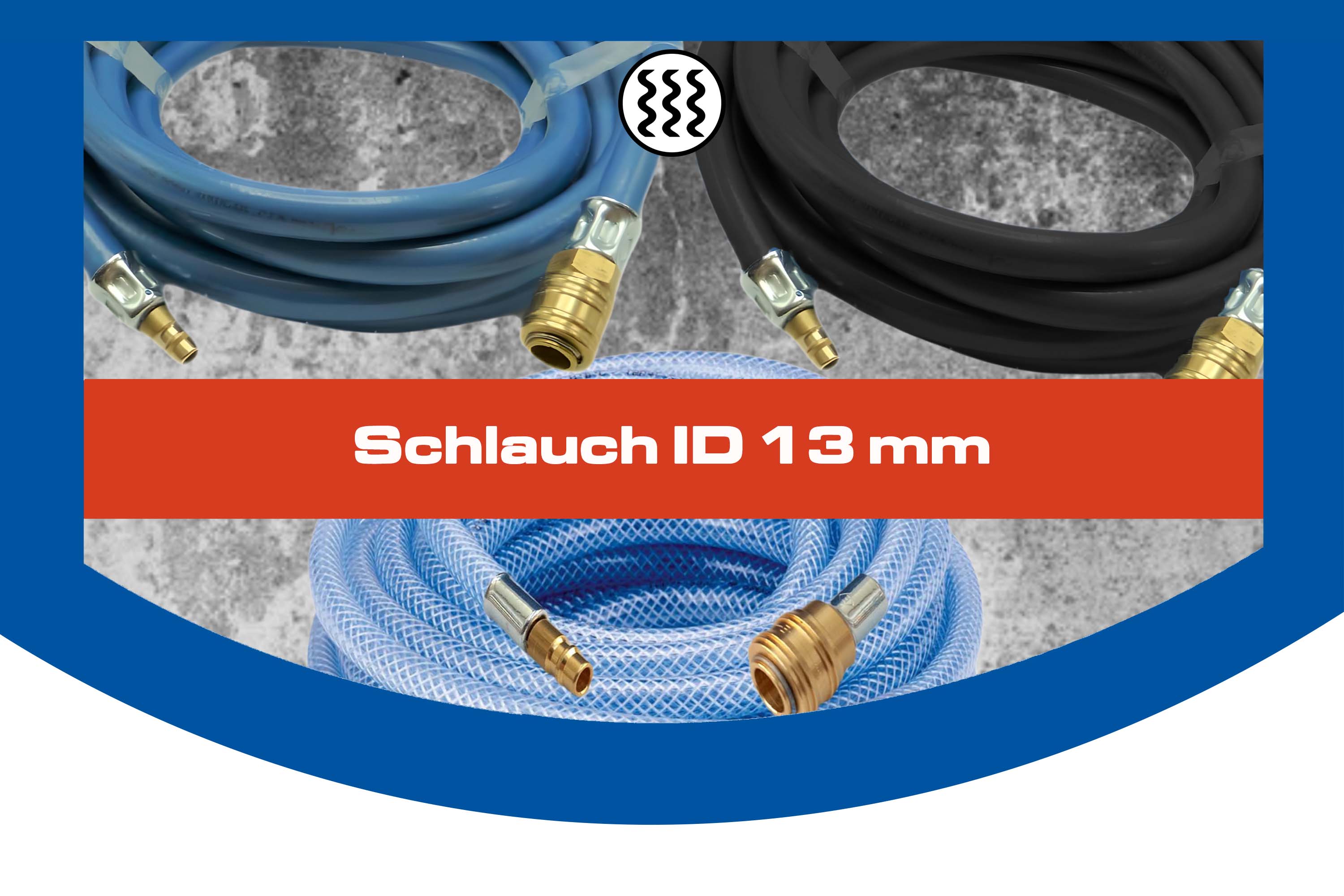 Schlauch ID 13 mm