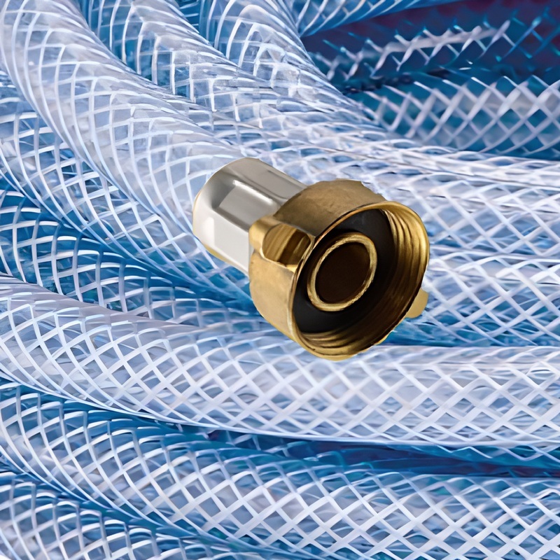 30 m Heizungs Füll Wasser Heizkörper Radiator Sanitär Schlauch transparent 3/4" Anschluss - PN 8 bar