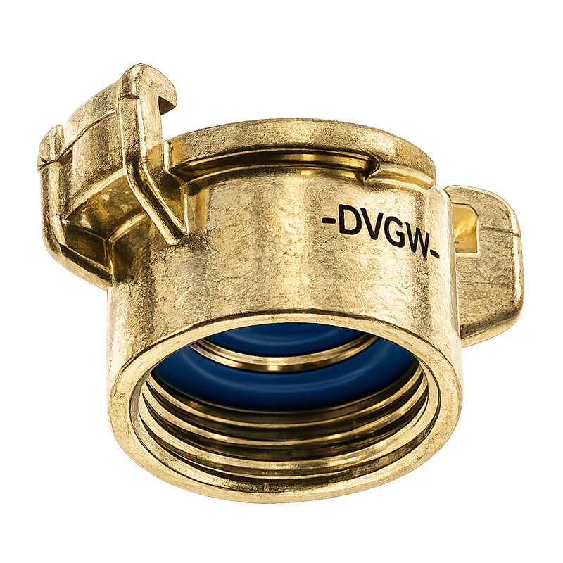 1/2" GEKA plus Schnell Kupplung Gewindestück Innengewinde IG Messing KTW-A DVGW - PN 40 bar