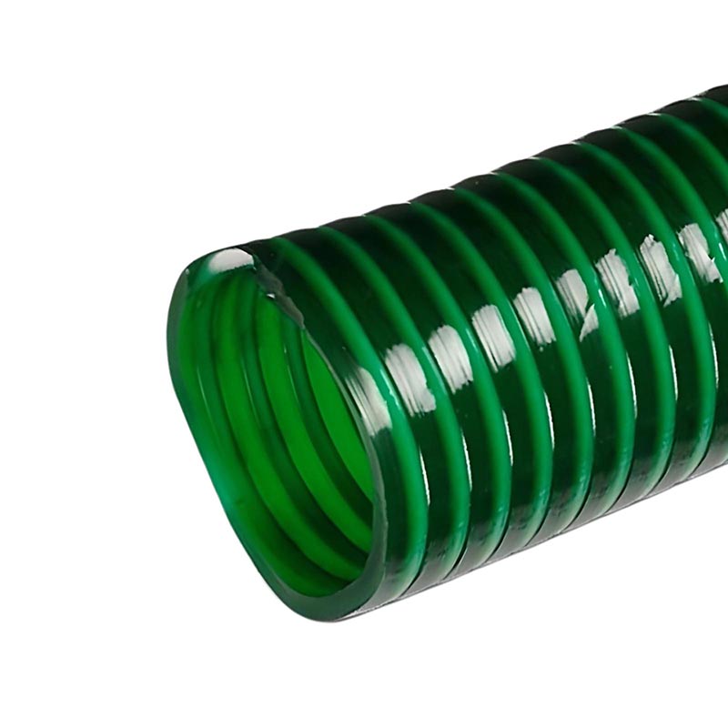32 mm 1 1/4" Zoll Schlepp Gülle Saug Ansaug Spiral Förder Pumpen PVC Schlauch grün PN 6 bar