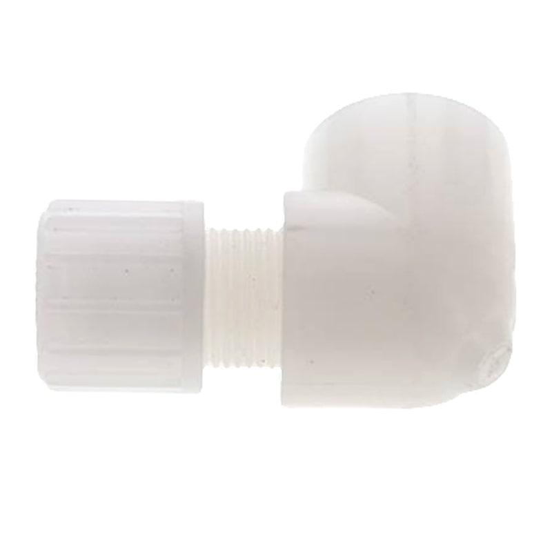 6 x 4 mm x 1/8" Winkel 90° Kupplung Innengewinde PVDF Verschraubung PA PP Schlauch FDA - PN 10 bar